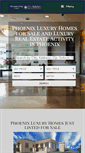 Mobile Screenshot of luxurylivinginphoenix.com